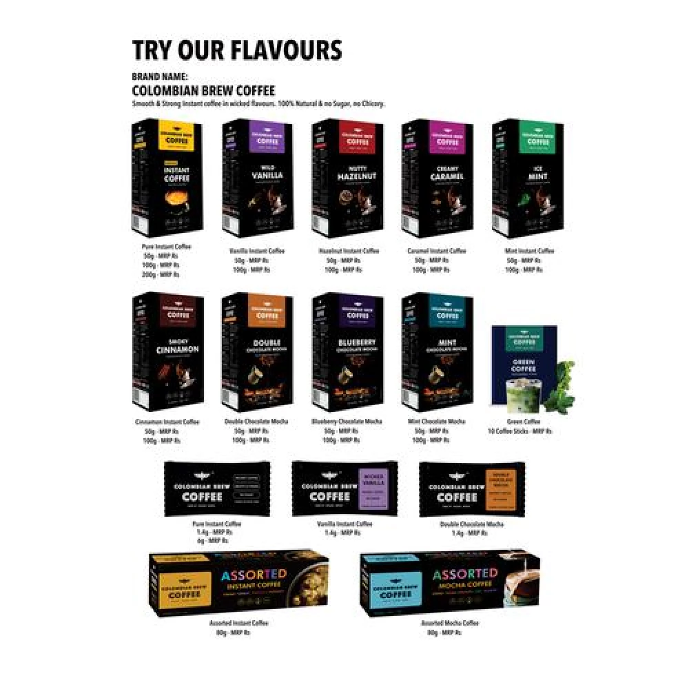 Colombian Brew Coffee Instant Coffee - Double Chocolate Mocha, 180 g-8.webp